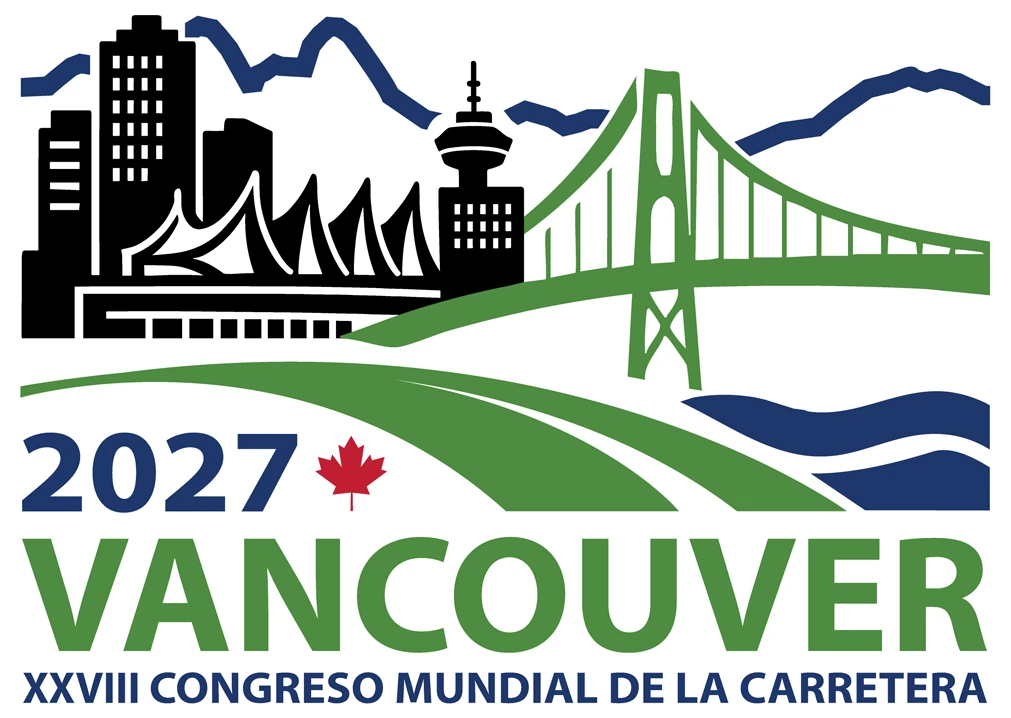 Logotipo del Congreso Mundial de la Carretera 2027